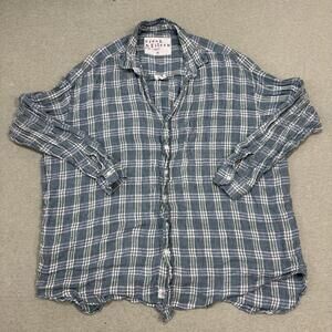Frank & Eileen Women's Shirley Oversized Shirt Medium Cottagecore Twee